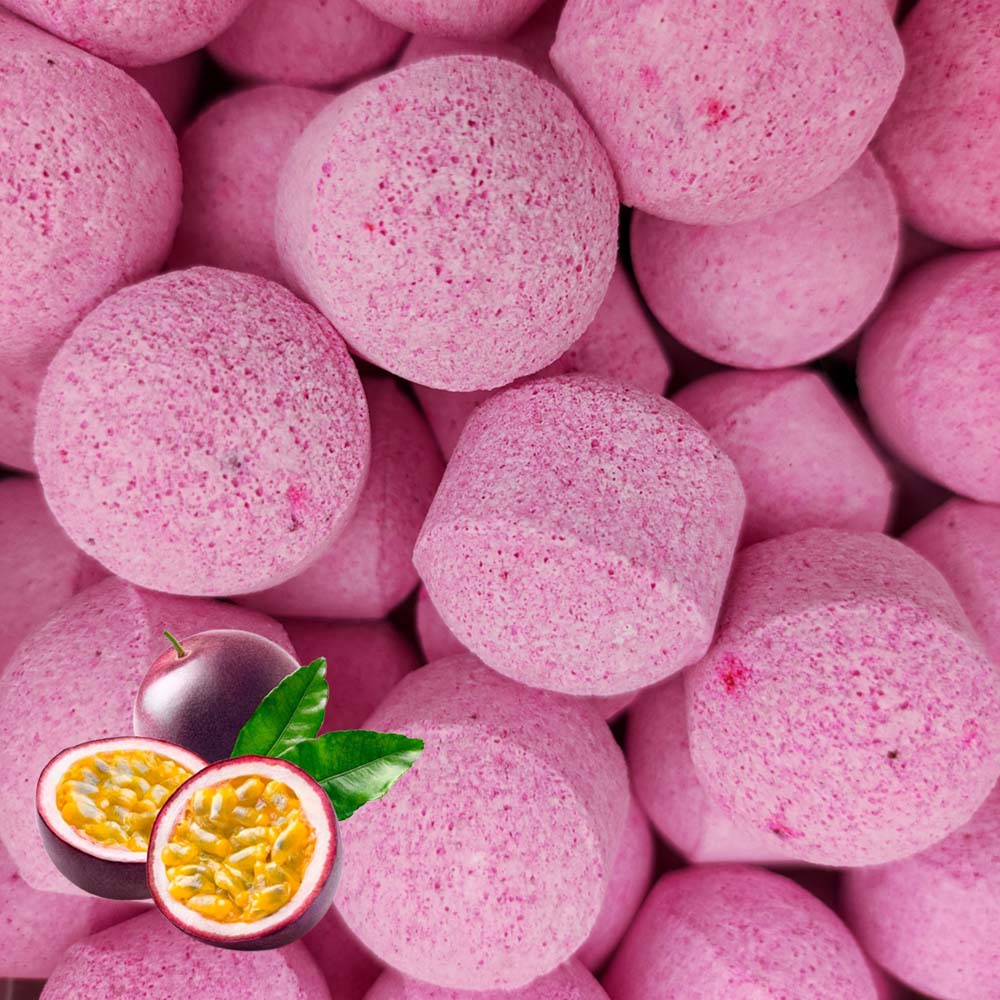Pack 100 Bombitas Efervescentes. Alivian Pies Cansados, Refrescantes. Pedicuras Y Manicuras - Aroma Fruta De La Pasión_2
