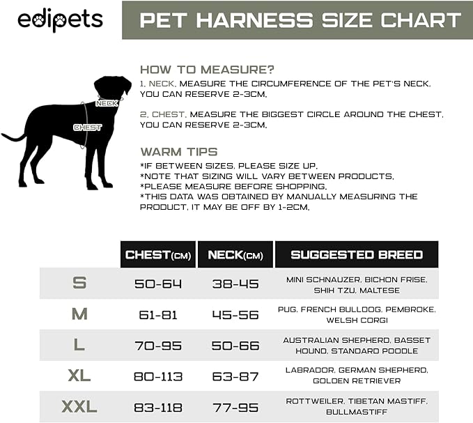 Edipets Arnés Para Perro Antitirones, Ajustable Y Personalizable_2