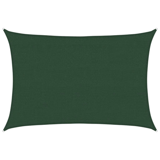 Toldo De Vela Hdpe Verde Oscuro 160 G/m² 4x6 M_0