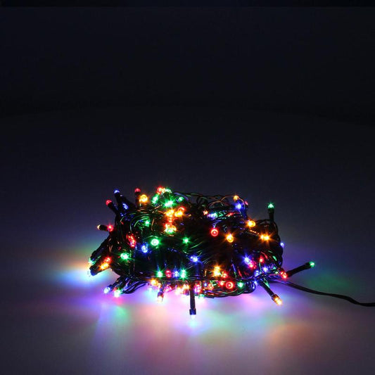 Guirnalda Luces Navidad 500 Leds Multicolor. Luz Navidad Interiores Y Exteriores Ip44_0