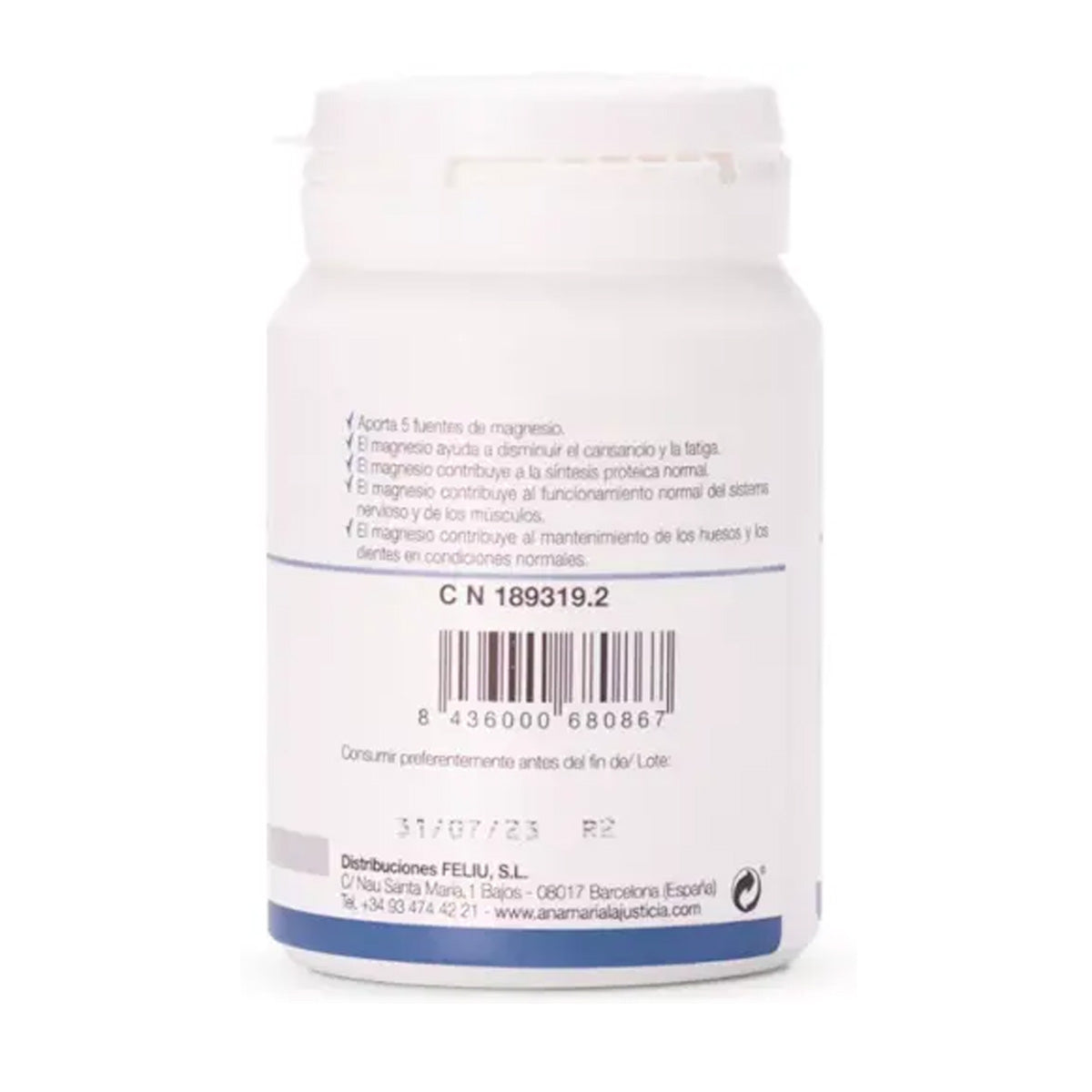 Magnesio Total 5 Sales Ana María La Justicia 100 comprimidos