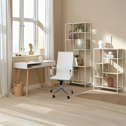 Silla De Escritorio Con Ruedas Elegance 116x89x60cm Thinia Home_5