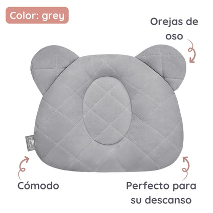 Almohada Cojin Plagiocefalia Bebés Royal Baby Grey_1