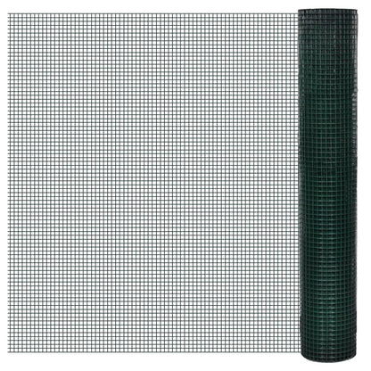 Alambrada De Gallinero Acero Galvanizado Verde 1x25 M / Vetonek_1