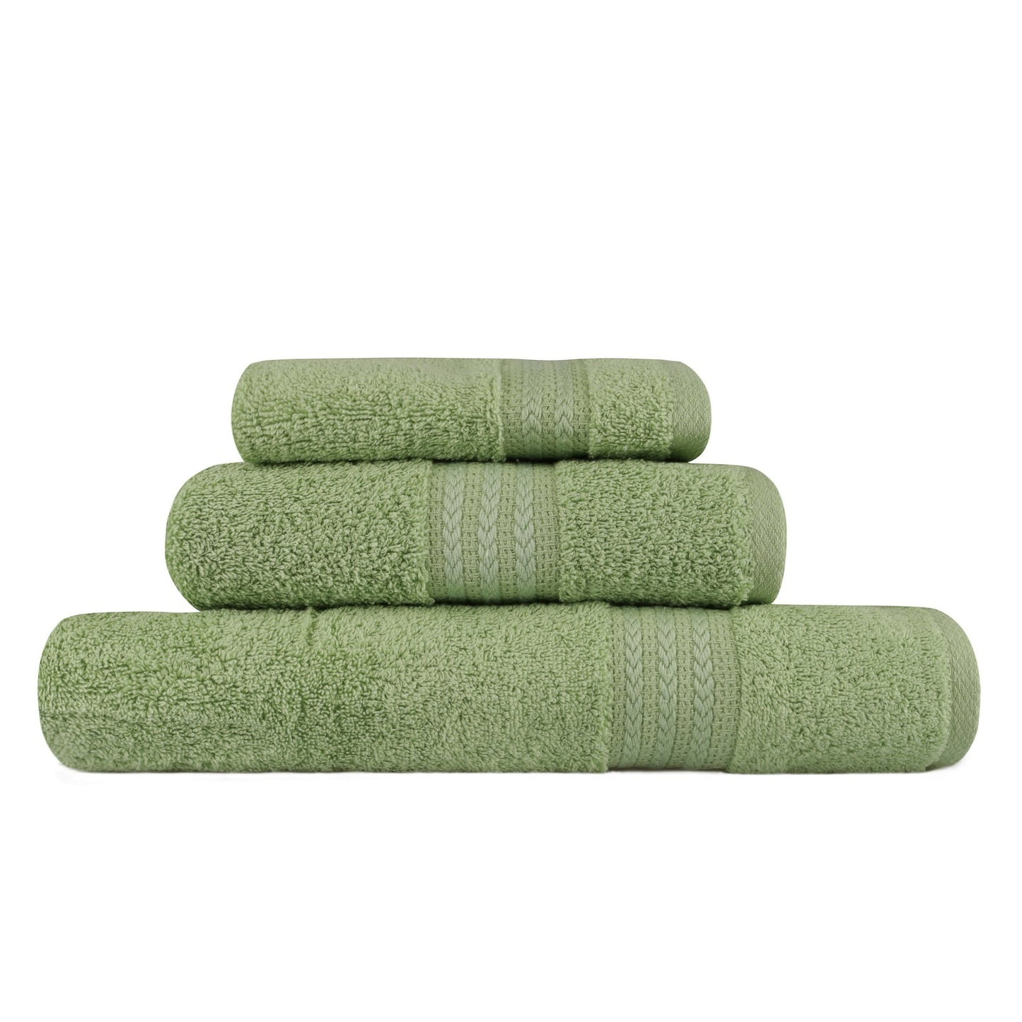 Juego De Toallas (3 Piezas) Verde_1