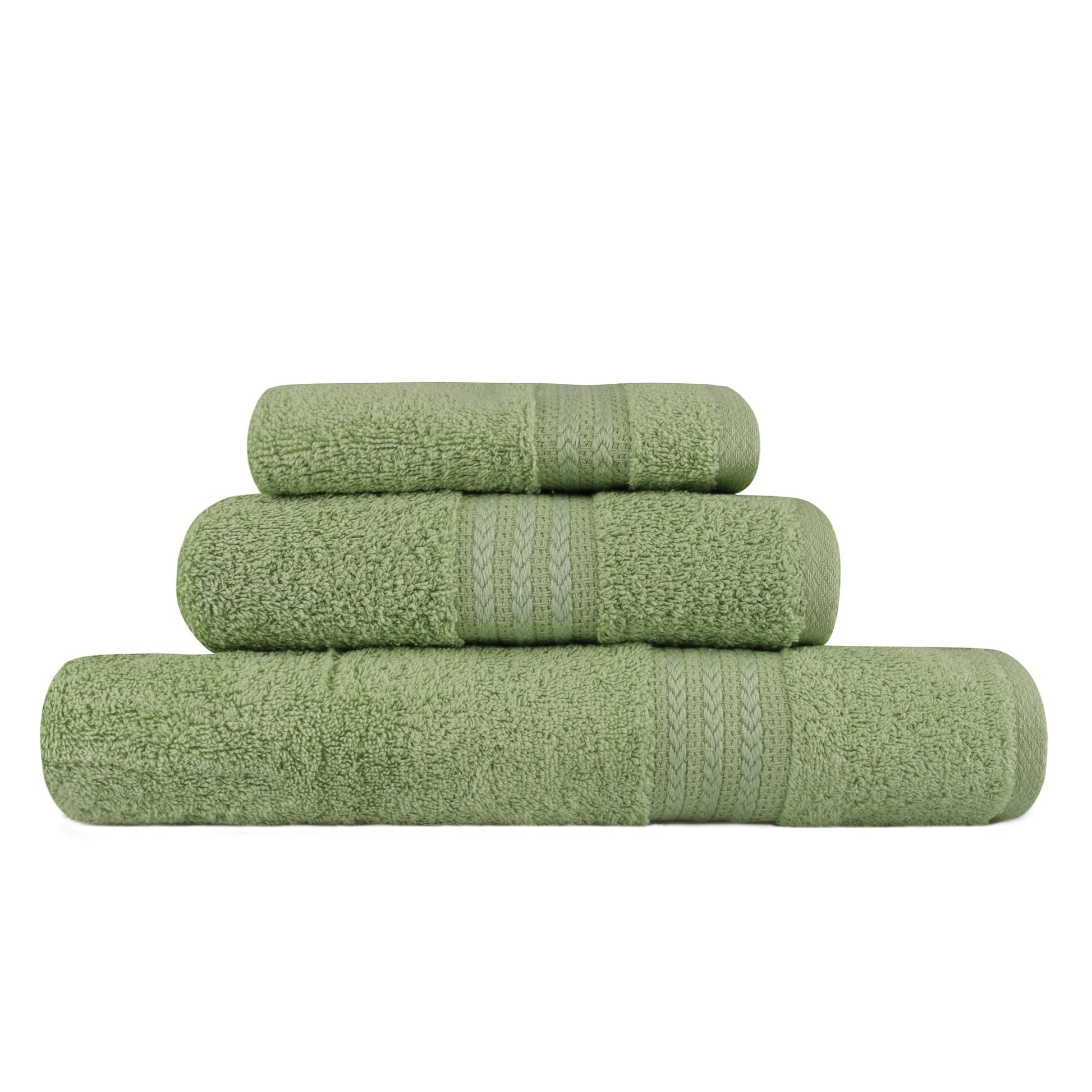 Juego De Toallas (3 Piezas) Verde_1