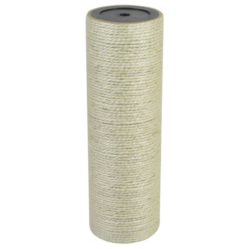 Vidaxl Poste Rascador Para Gatos 8x25 Cm 8 Mm Beige_0