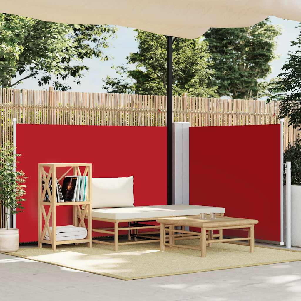 Vidaxl Toldo Lateral Retráctil Rojo 120x600 Cm_1