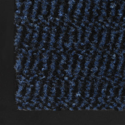 Vidaxl Alfombras De Entrada Rectangulares De Nudo 2 Uds Azul 40x60 Cm_3