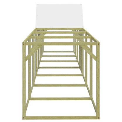 Vidaxl Gallinero Madera Maciza De Pino Impregnada 700x100x150 Cm_3