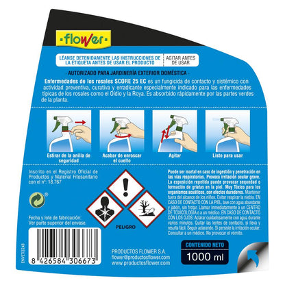 Fungicida enfermedades rosales listo uso Flower 1 L
