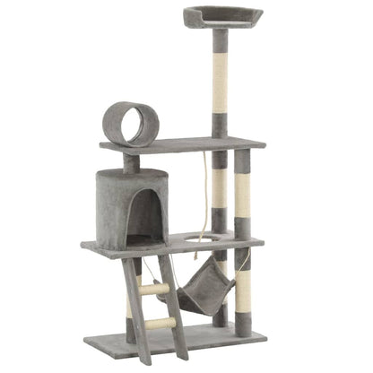 Vidaxl Rascador Para Gatos Con Poste De Sisal 140 Cm Gris_2