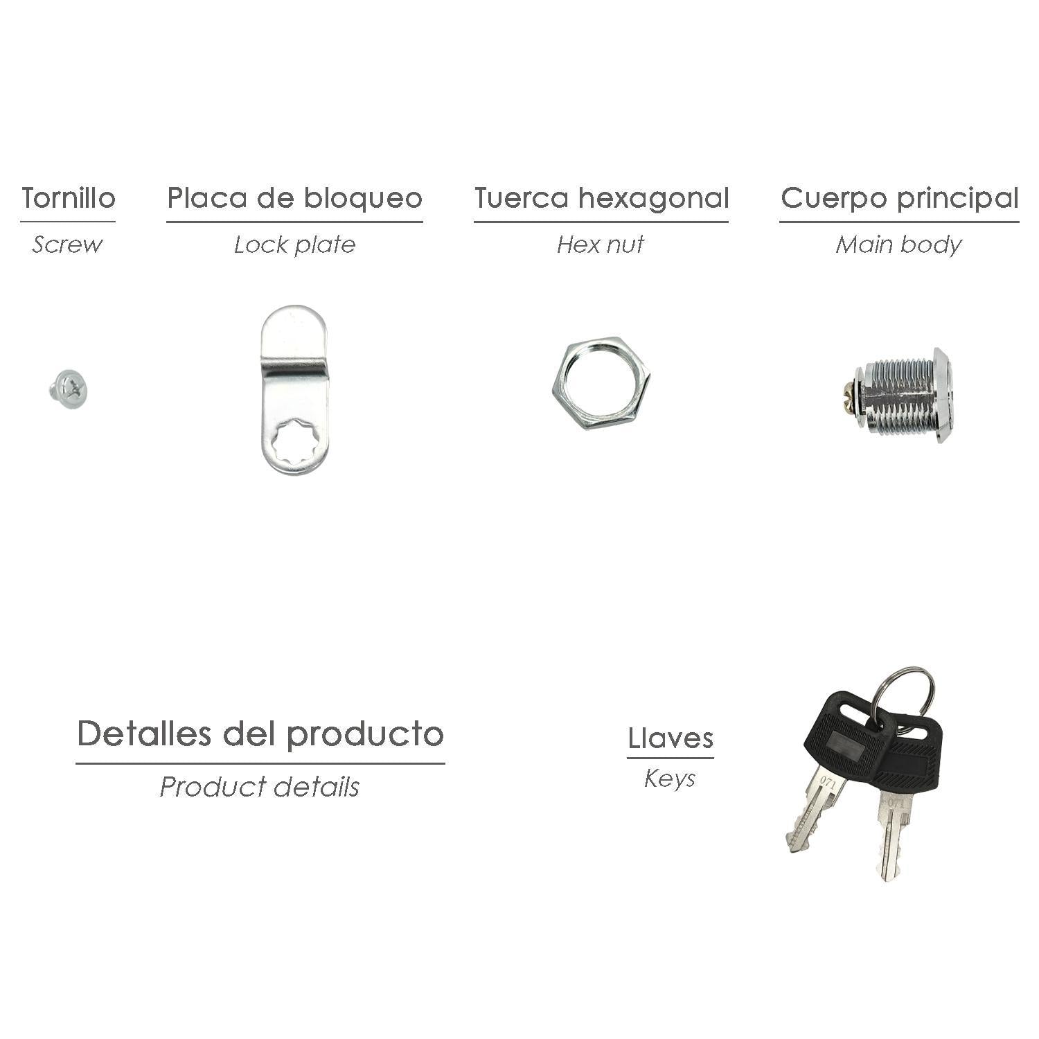 Cerradura Recambio Para Buzon House_2