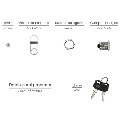 Cerradura Recambio Para Buzon House_2