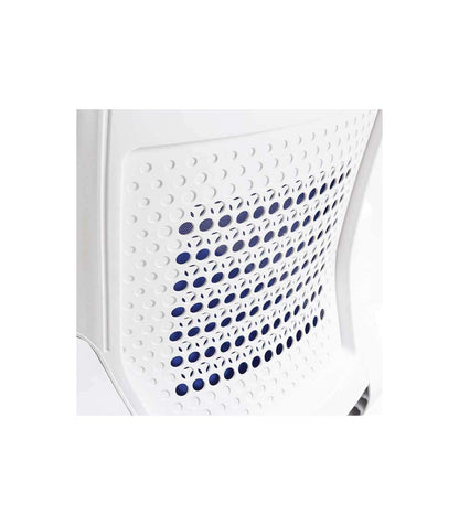Silla Despacho De Diseño Moderno Giratoria Elevable Acabado Azul/blanco 92-105 Cm(alto)58 Cm(ancho)50 Cm(largo)_3