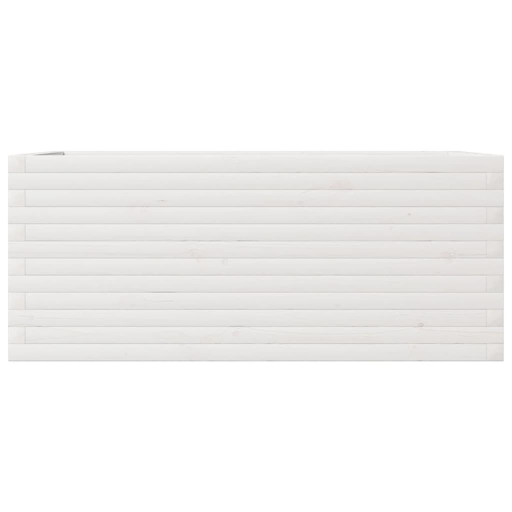 Jardinera De Madera Maciza De Pino Blanco 110x60x45,5 Cm_4