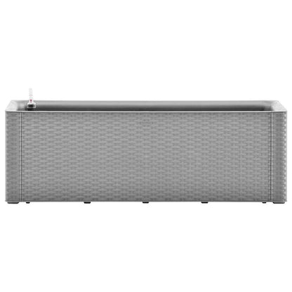 Arriate Con Sistema De Riego Automático Gris 100x43x33 Cm_2