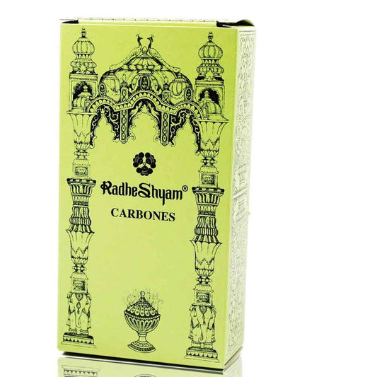 Carbones para incienso Radhe Shyam 20 unidades