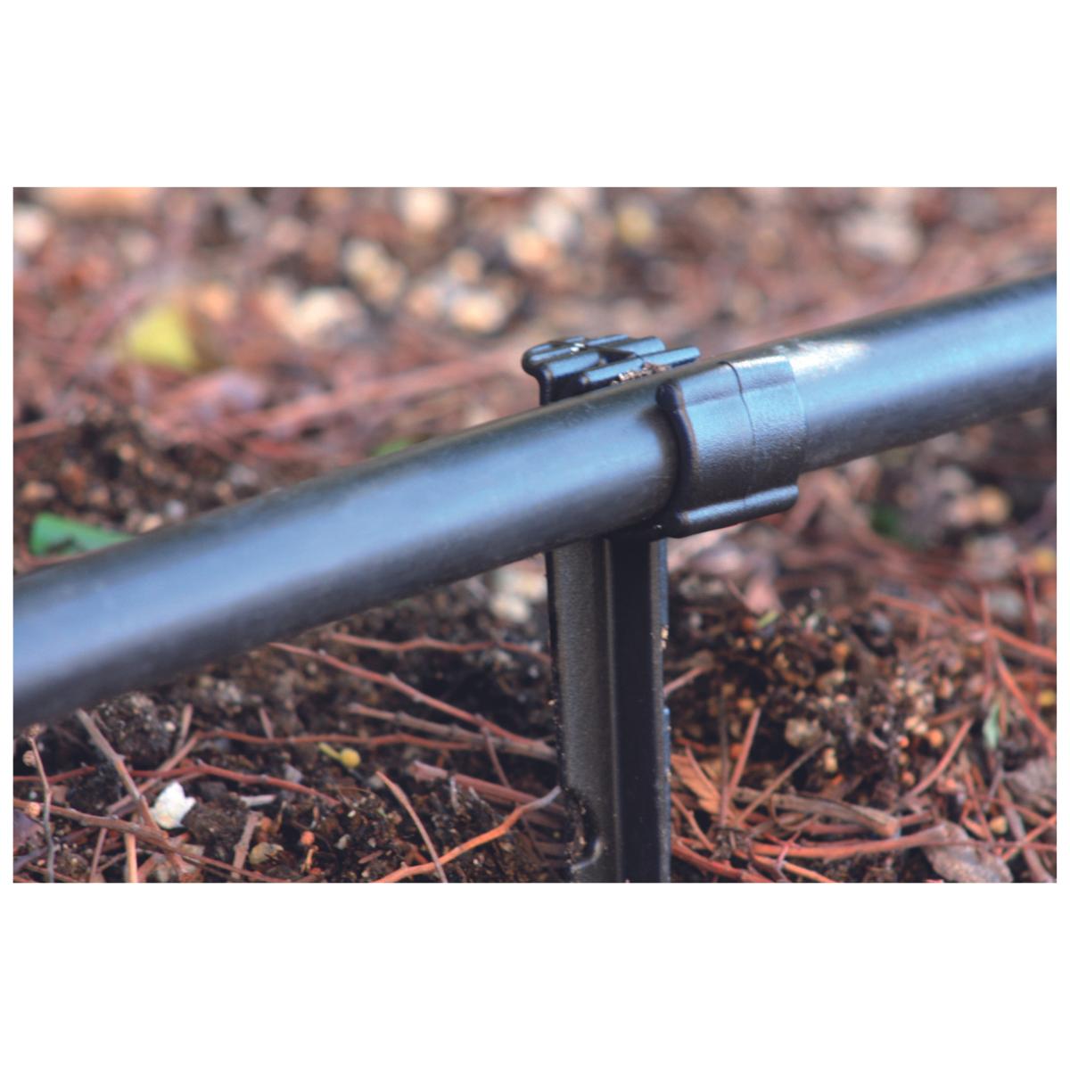 Piqueta sujeción Tuberías 16 mm Planeta Huerto 25 unidades