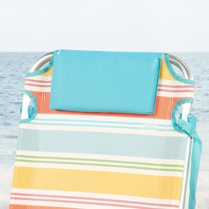 Aktive Silla Plegable Playa Rayas Multicolor, Aluminio, 5 Posiciones, Sistema Antivuelco,_5