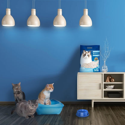 Arena para gatos de tofu biodegradable Nobleza 3.8 L