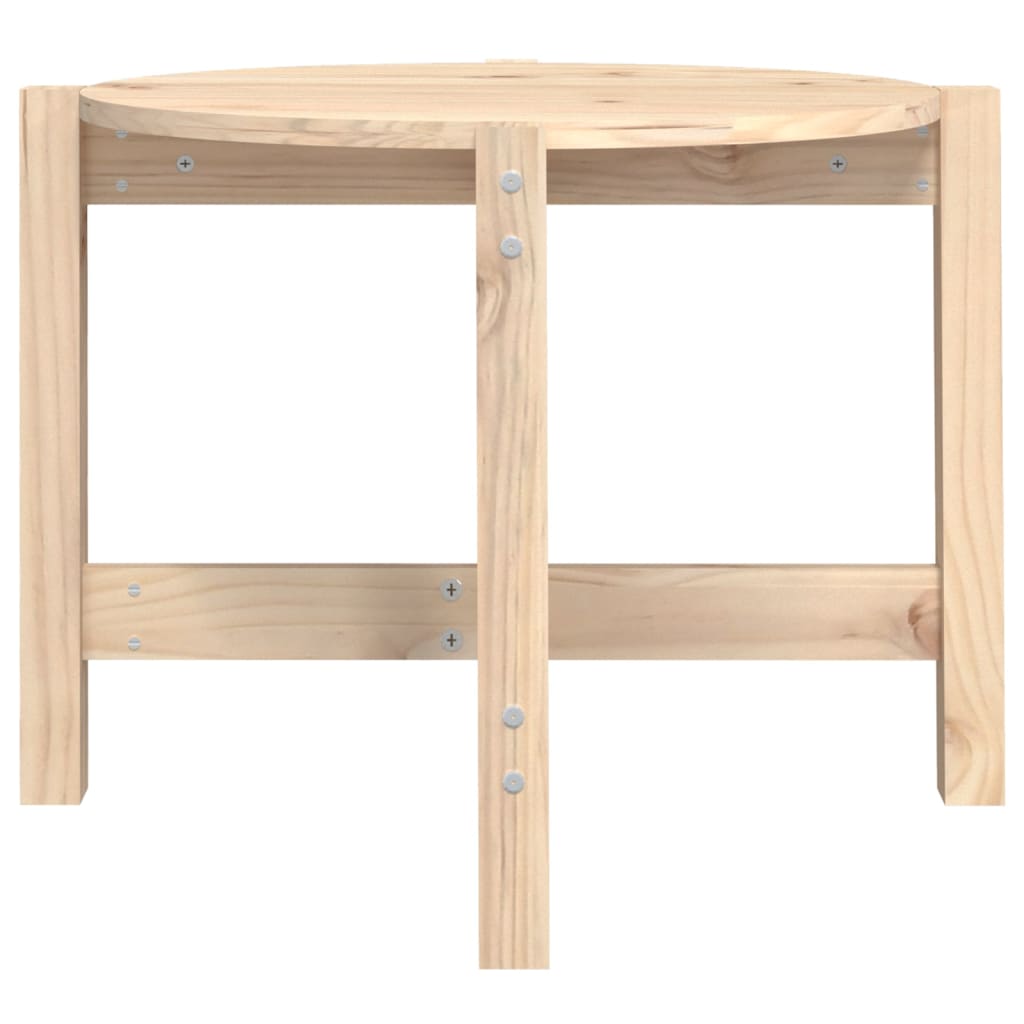 Mesa De Centro De Madera Maciza De Pino 62,5x45 Cm_3