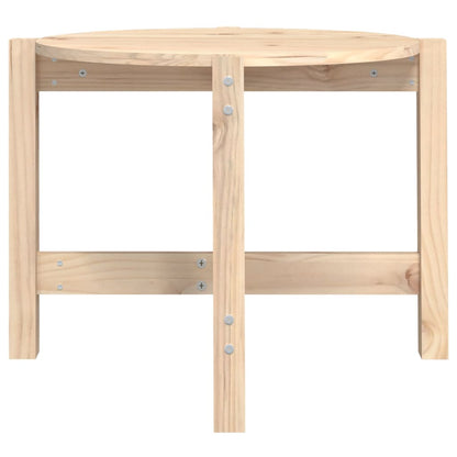 Mesa De Centro De Madera Maciza De Pino 62,5x45 Cm_3