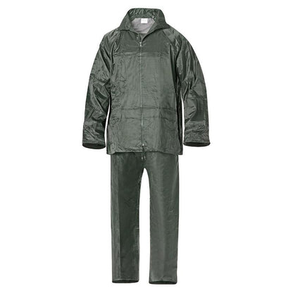 Traje De Agua Impermeable Verde Nylon       Talla 7-l