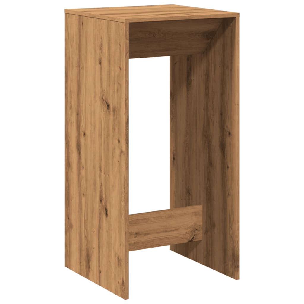 Mesa Alta De Bar Madera Ingeniería Roble Artisian 51x50x103,5cm_4