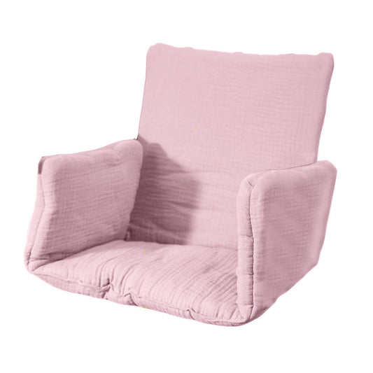 Cojín Para Trona De Algodón Orgánico Rosa_0
