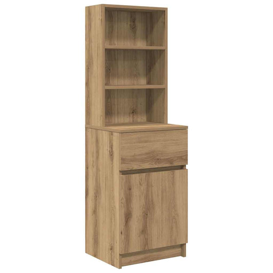 Mesilla De Noche Artisan Oak 39x35x125 Cm Madera De Ingeniería_0