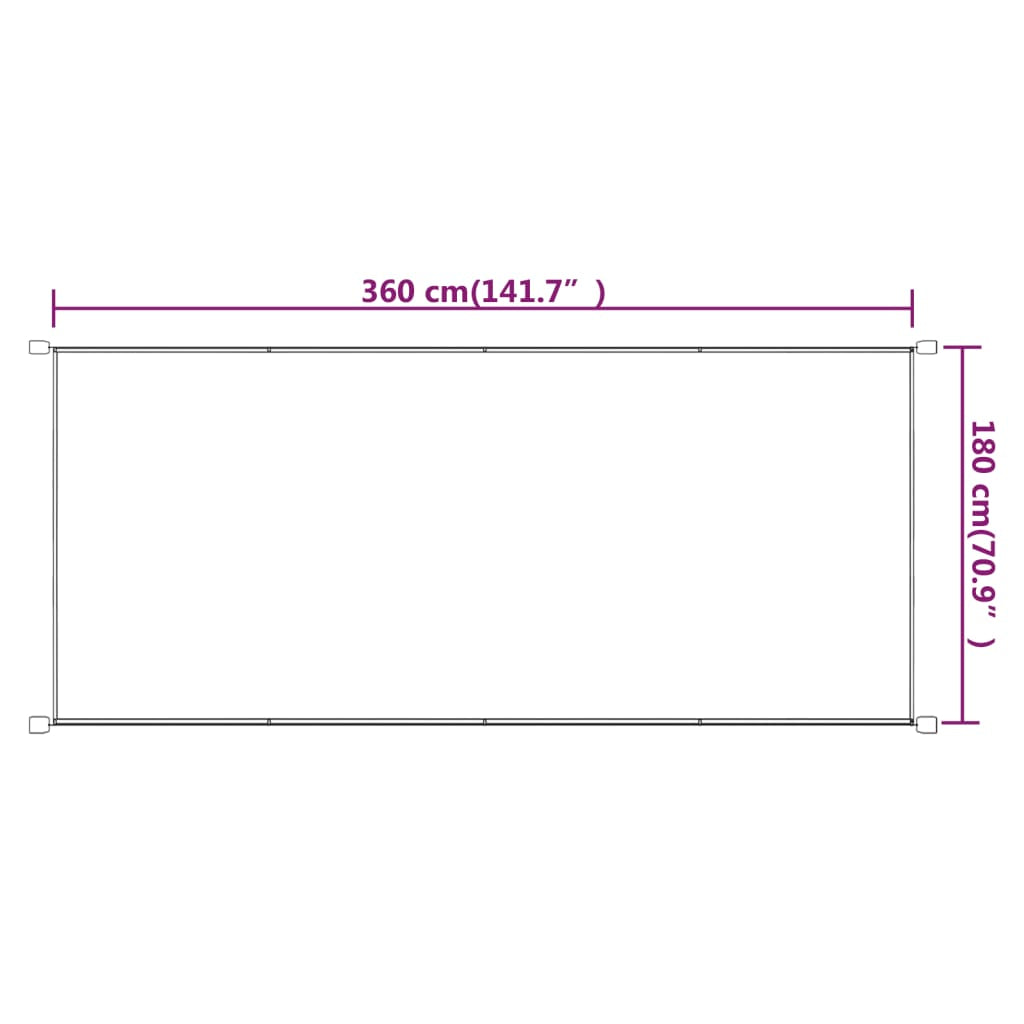 Vidaxl Toldo Vertical Tela Oxford Azul 180x360 Cm_2