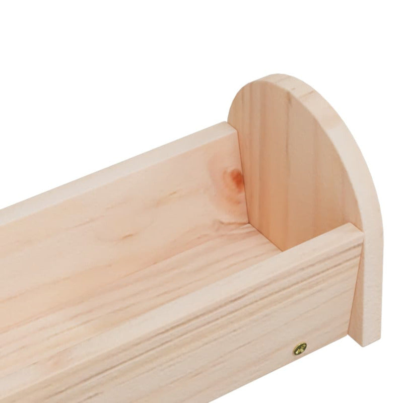 Vidaxl Comedero De Heno Para Conejos Madera Maciza Abeto 28x10x10 Cm_5