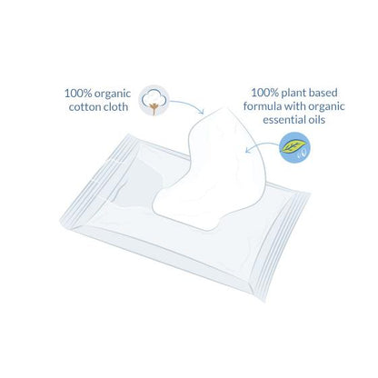 Toallitas para bebé Natracare 50 uds