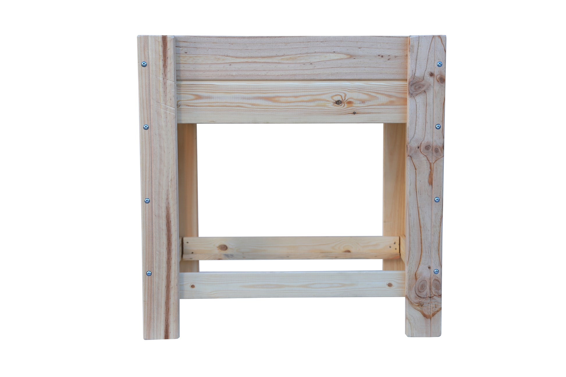 Mesa De Cultivo la Huerta De Madera Natural 79 X 56 X 80 Cm 60l + Bolsa Geotextil, Huerto Urbano Para Interior..