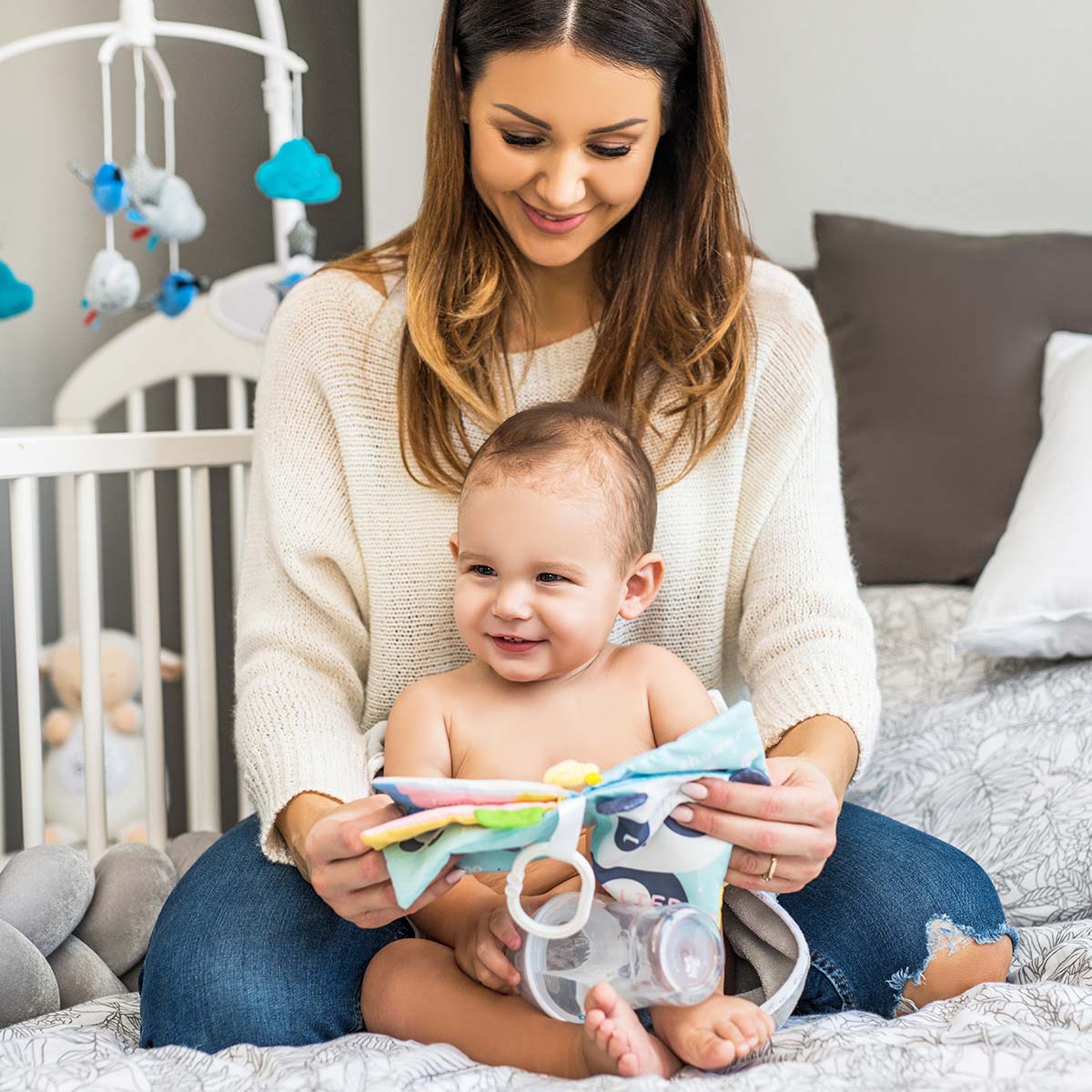 Babyono Libro Blando De Actividades Sensorial | Estimulación Temprana En Cada Página_4