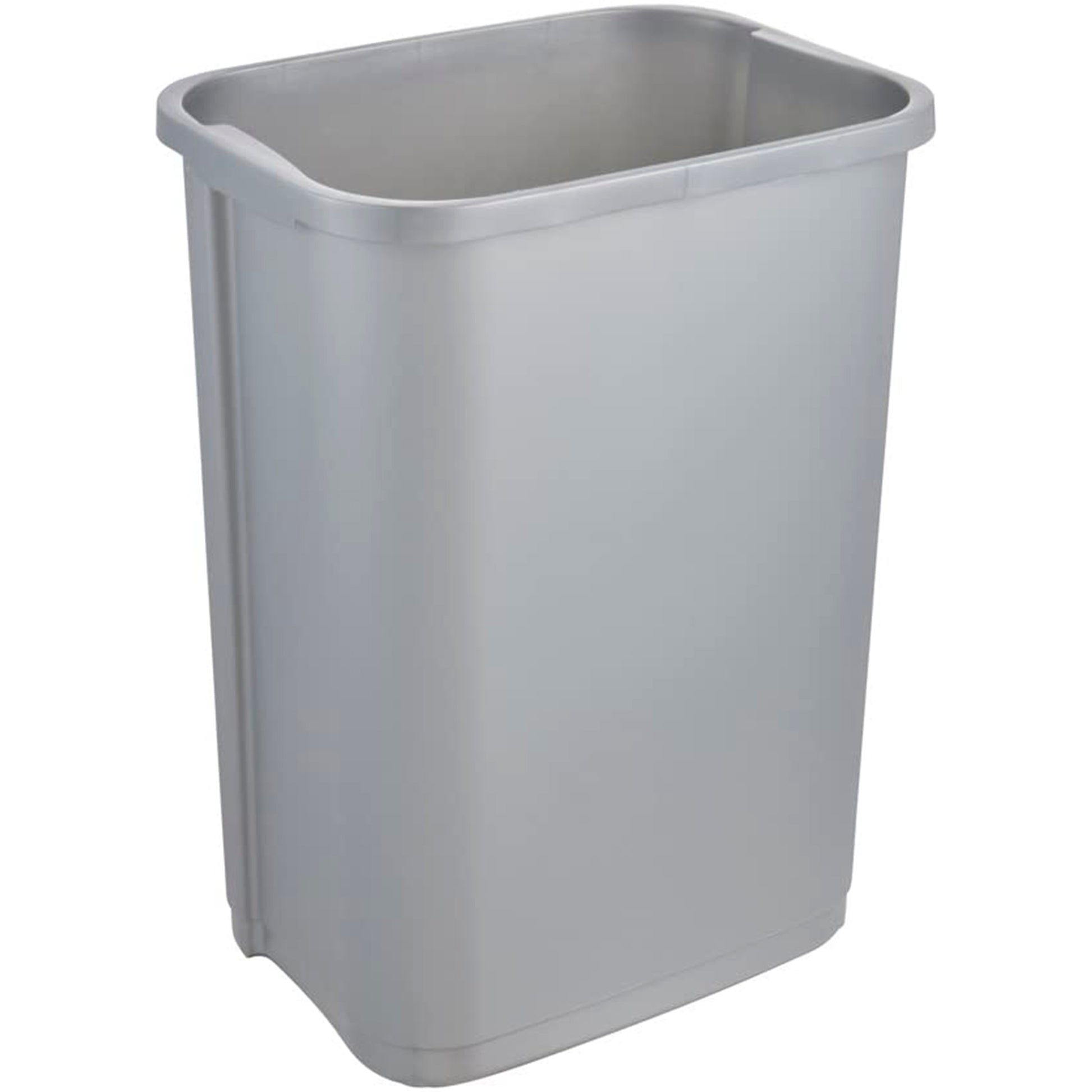 Cubo De Basura Con Tapa Deslizante, 25 L, Rasmus, Plateado