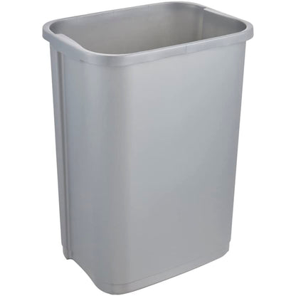 Cubo De Basura Con Tapa Deslizante, 25 L, Rasmus, Plateado_2