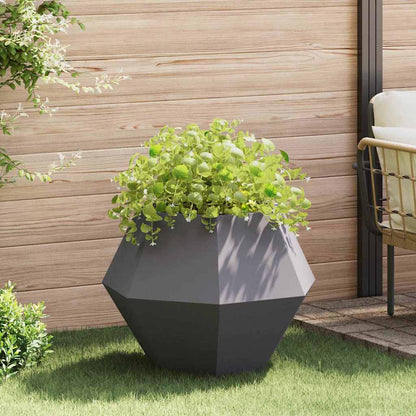 Jardinera Negro 75 X 75 X 60 Cm Acero_1