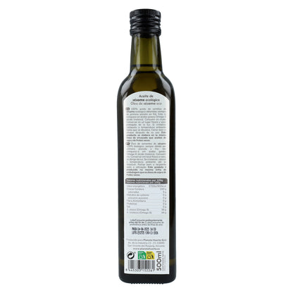 Aceite de Sésamo prensado en frío ECO Planeta Huerto 500 ml