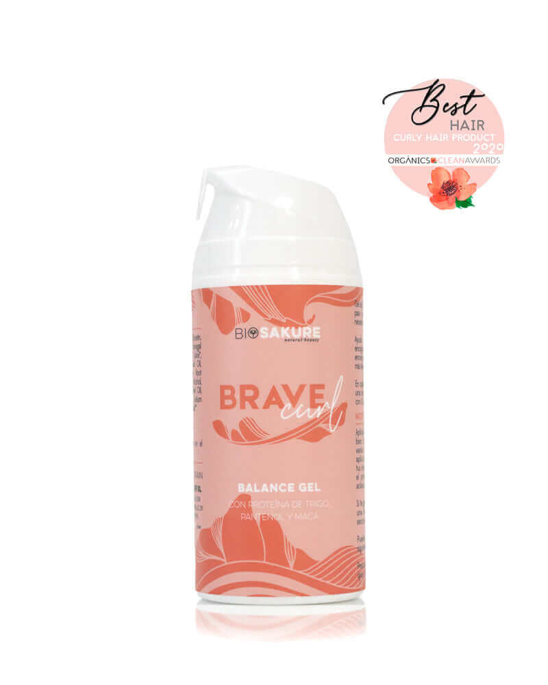 Gel Para Pelo Rizado Con Proteína, Más Encogimiento Brave Curl Gel 500 Ml Bio Sakure_3