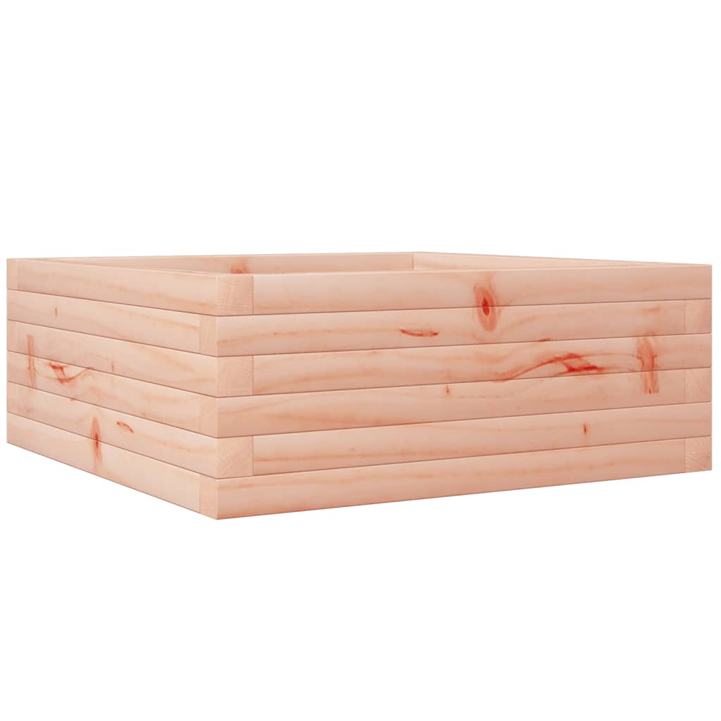 Jardinera De Madera Maciza De Abeto Douglas 60x60x23 Cm_0