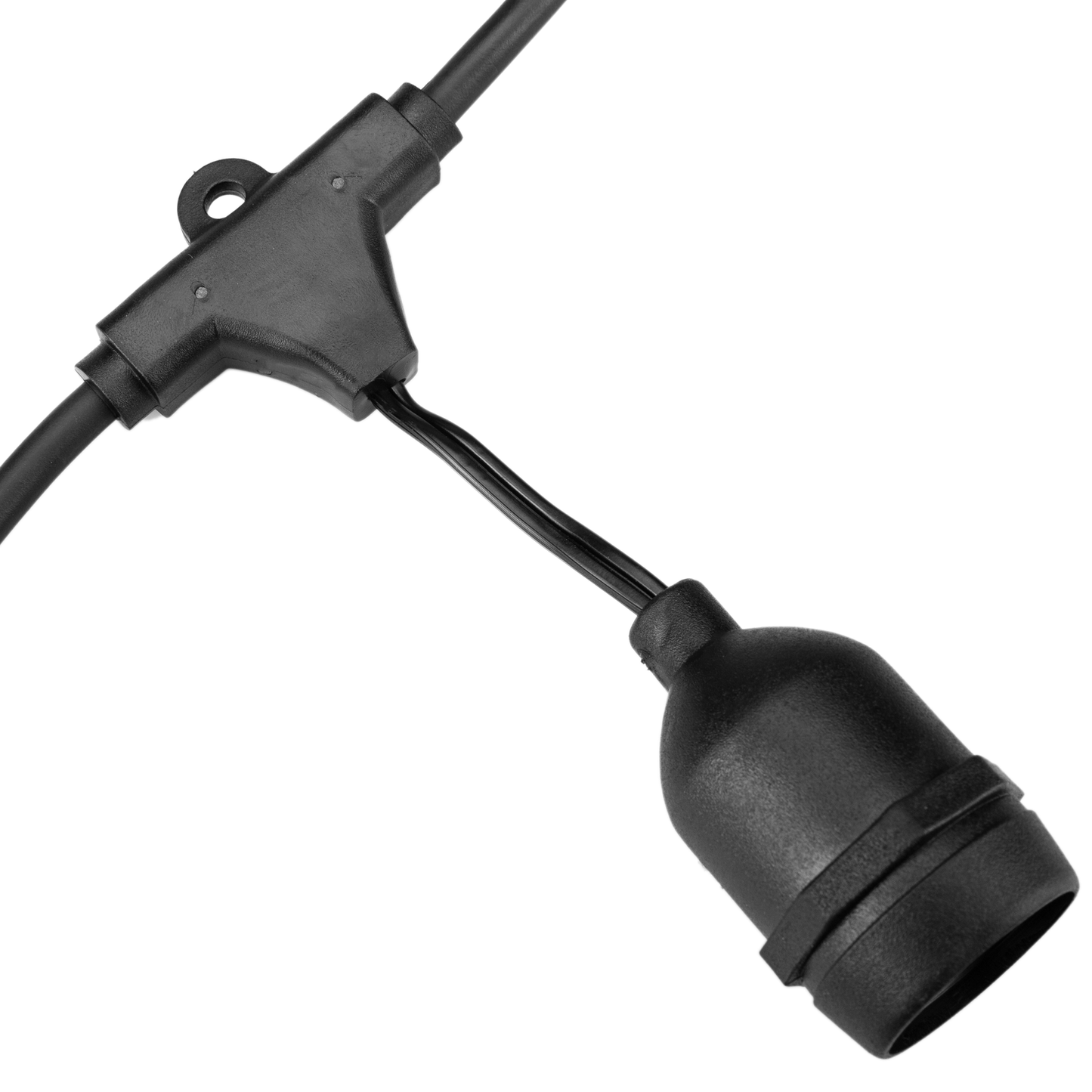 Guirnalda De 20 Bombillas Luces Con Casquillo E27 Exterior Ip44 Cable Eléctrico De 20m Extensible_4