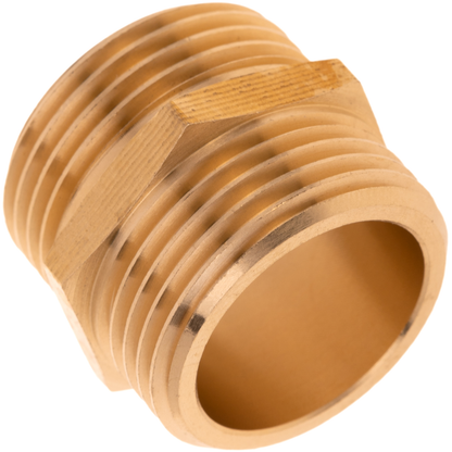 Pack De 5 Unidades Machón De Latón Zincado De 3/4“ Para Instalaciones De Agua_2