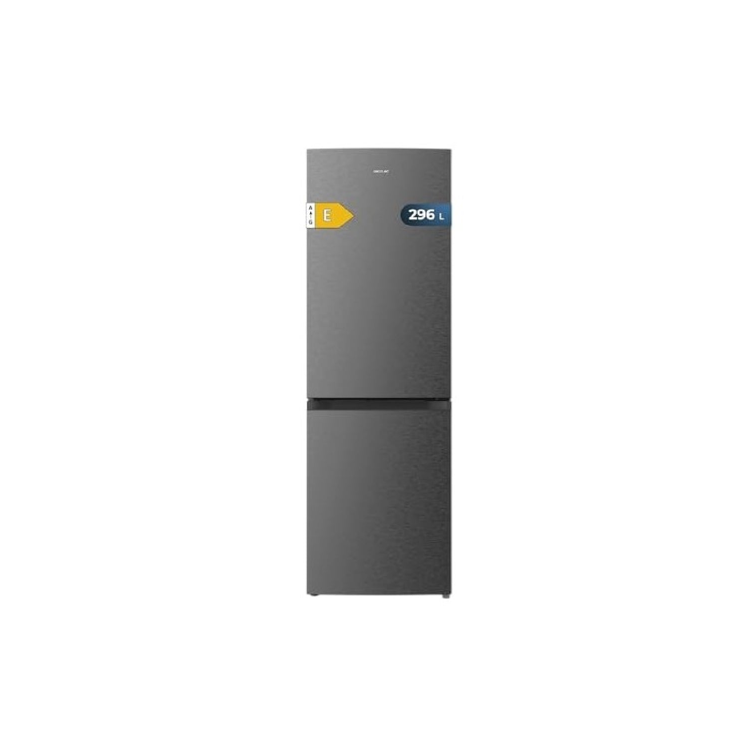 Cecotec Frigorífico Combi 2 Puertas Bolero Coolmarket Combi 296 Df Dark E, Dark Inox, 296 L, 60 Cm De Ancho_0