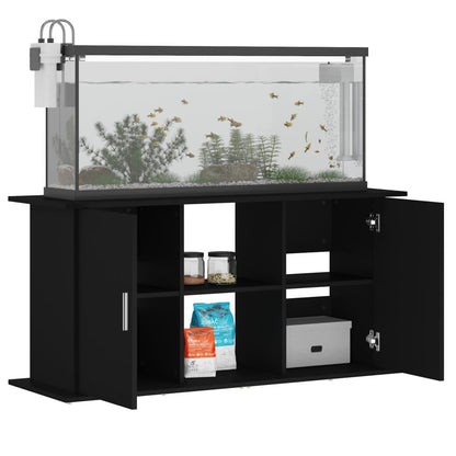 Vidaxl Soporte Para Acuario Madera De Ingeniería Negro 121x41x58 Cm_3