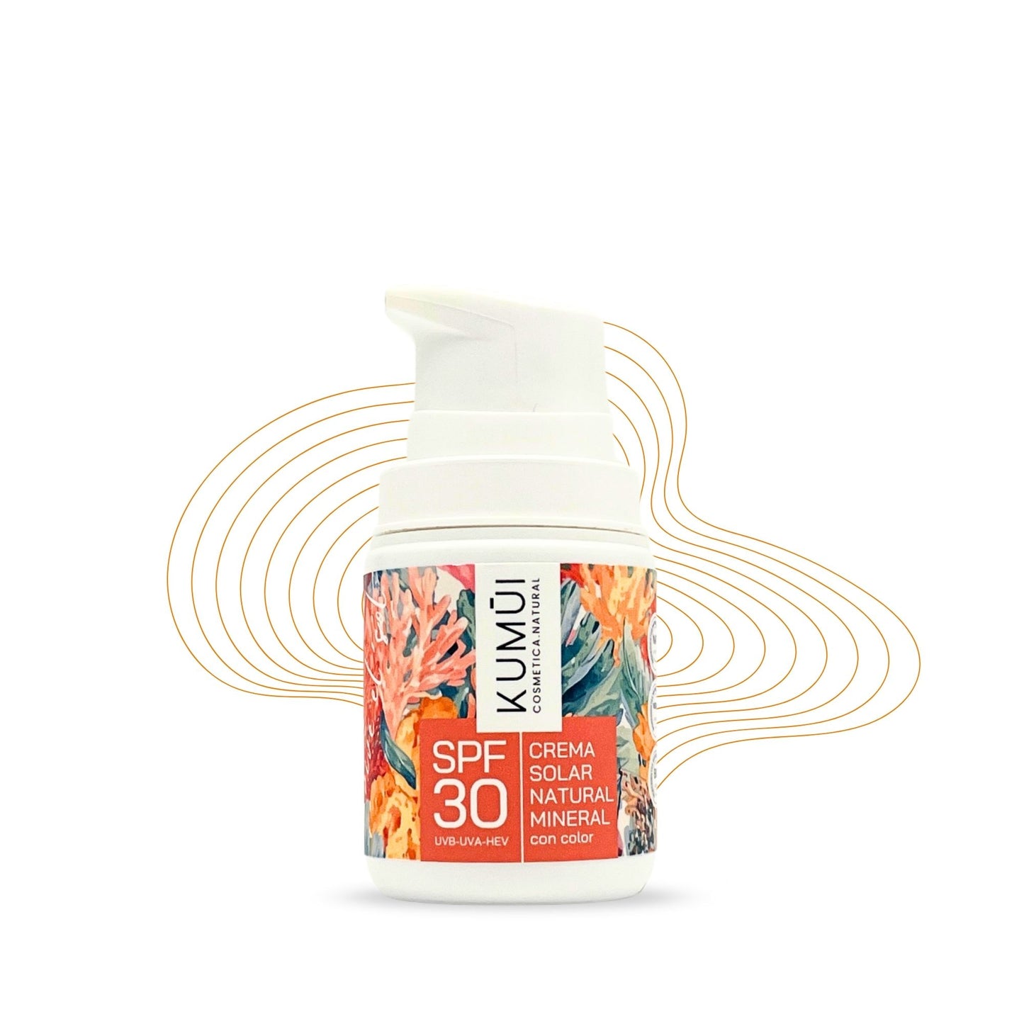 Crema Solar Natural Mineral Spf30 Con Color KUMUI 50ml_0