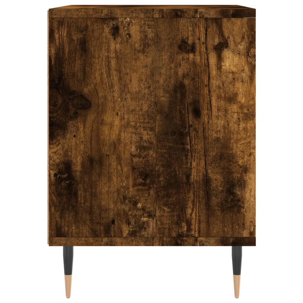 Mesitas Noche 2 Uds Madera Ingeniería Roble Ahumado 40x35x50 Cm_4
