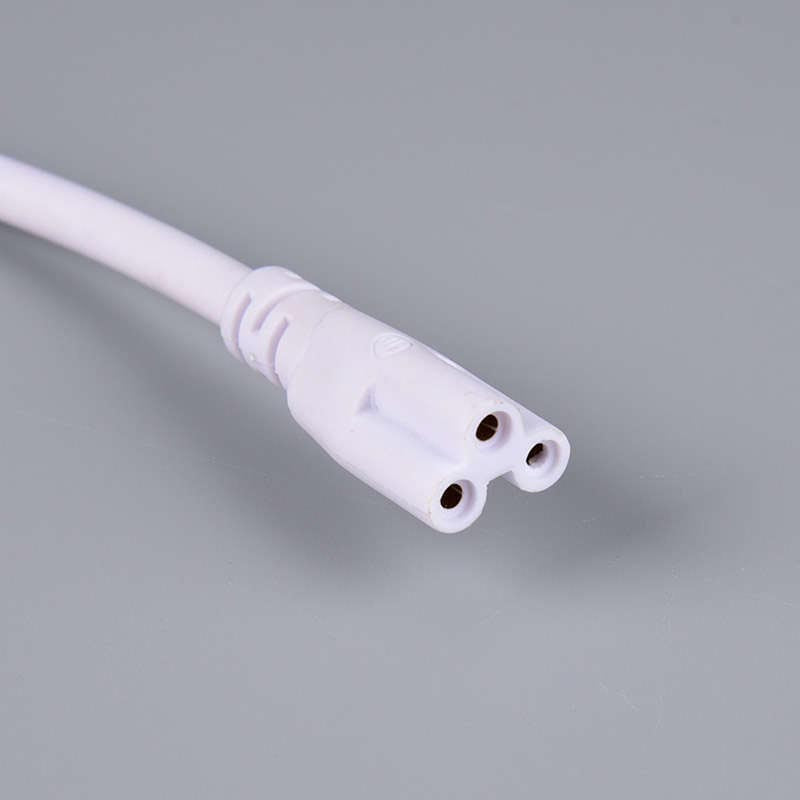 Cable Con Conector (x2) Para Tubos T5 / T8, 100cm_2