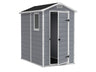 Caseta De Exterior Manor 4x6 De Keter. 130x192x198 Cm - Gris